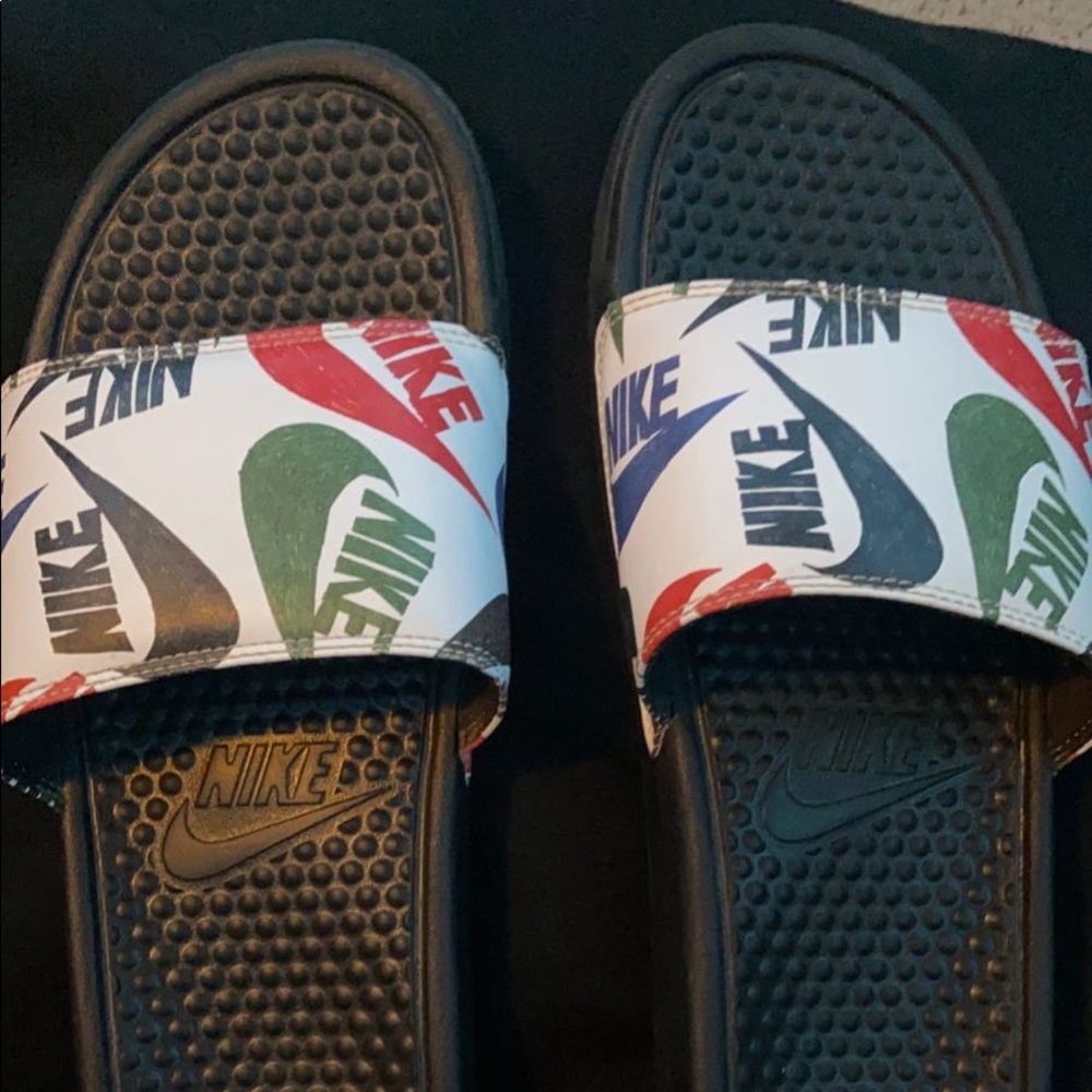Size 9.5 Nike Slide Multicolored Brand New